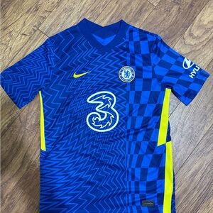 Nike Chelsea FC 2021/22 Home Soccer Jersey Youth XL Boys Blue CV8220-409